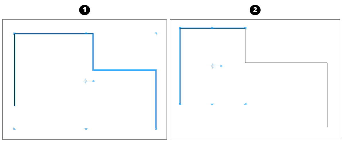In LayOut, you can control how  Auto Join works when you start a line at an existing end point.