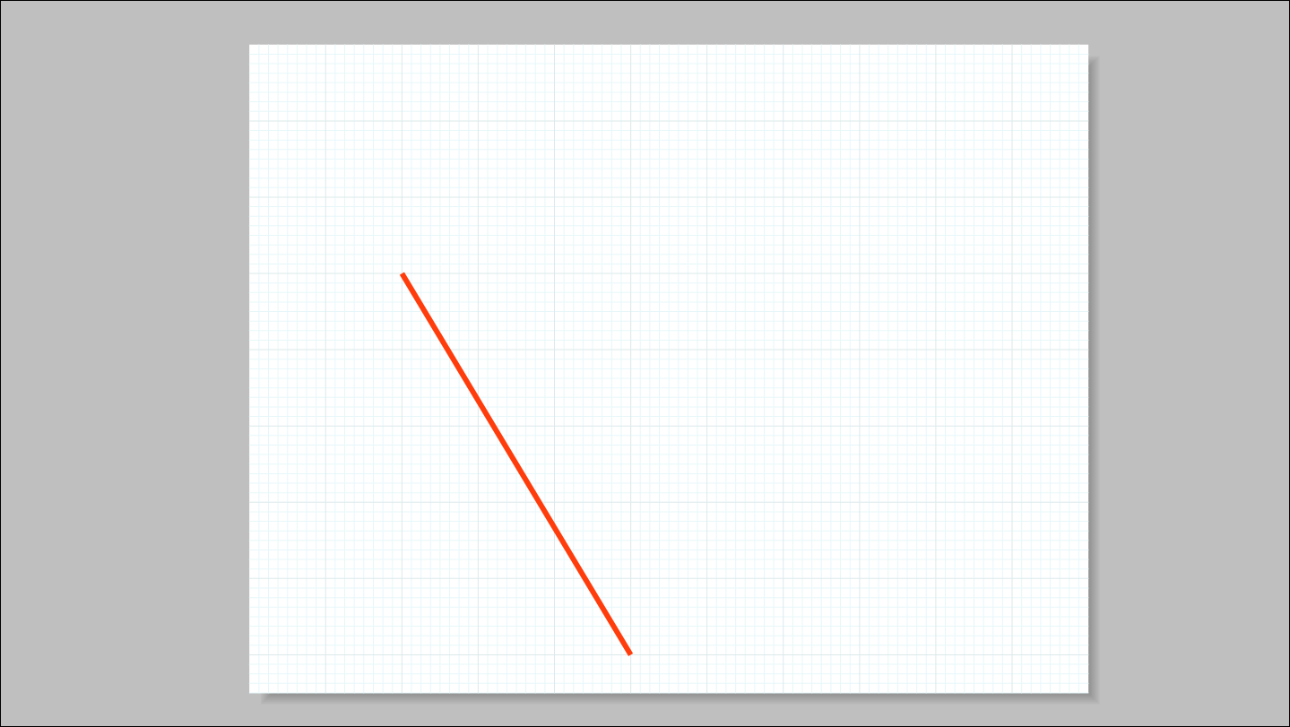 Use the Measurements box to create a line based on absolute coordinates