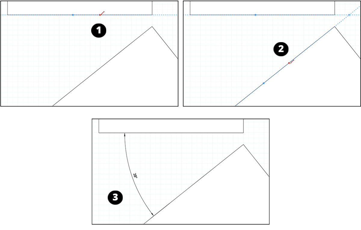 Création d'une cotation angulaire dans LayOut