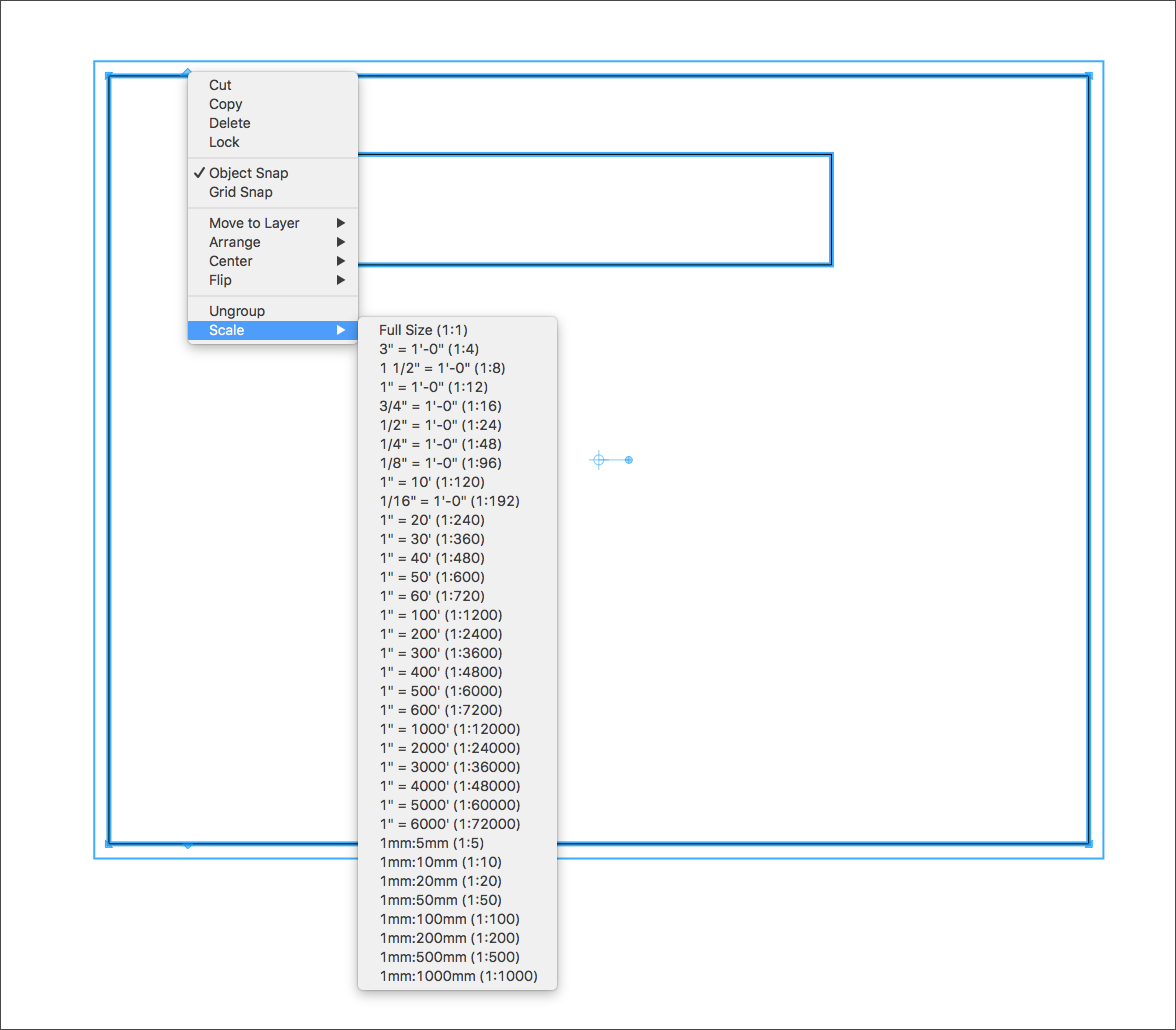 In LayOut create a scaled drawing from existing geometry.