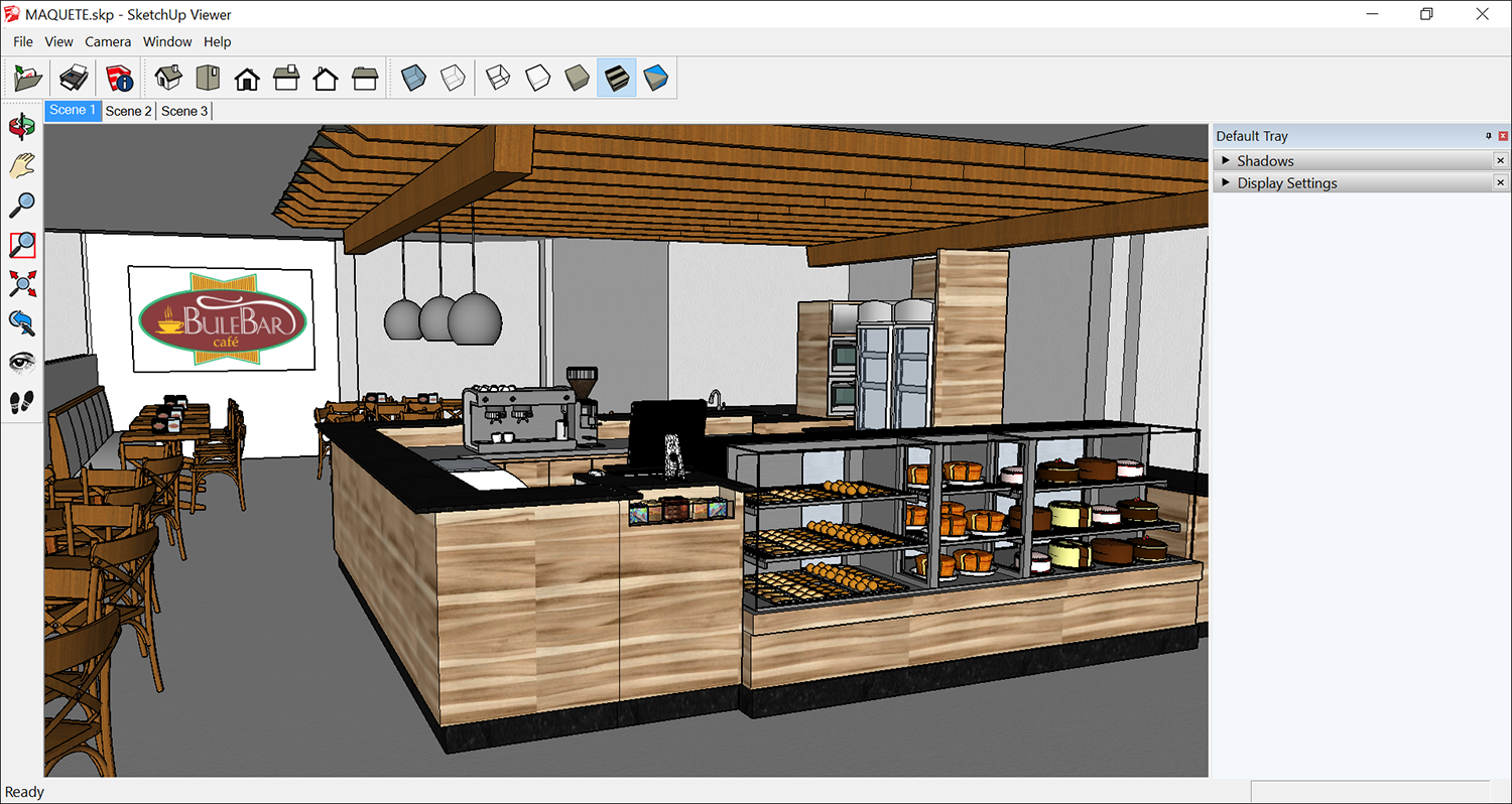 SketchUp Desktop Viewer enables you to view 3D models on a computer that doesnt have SketchUp