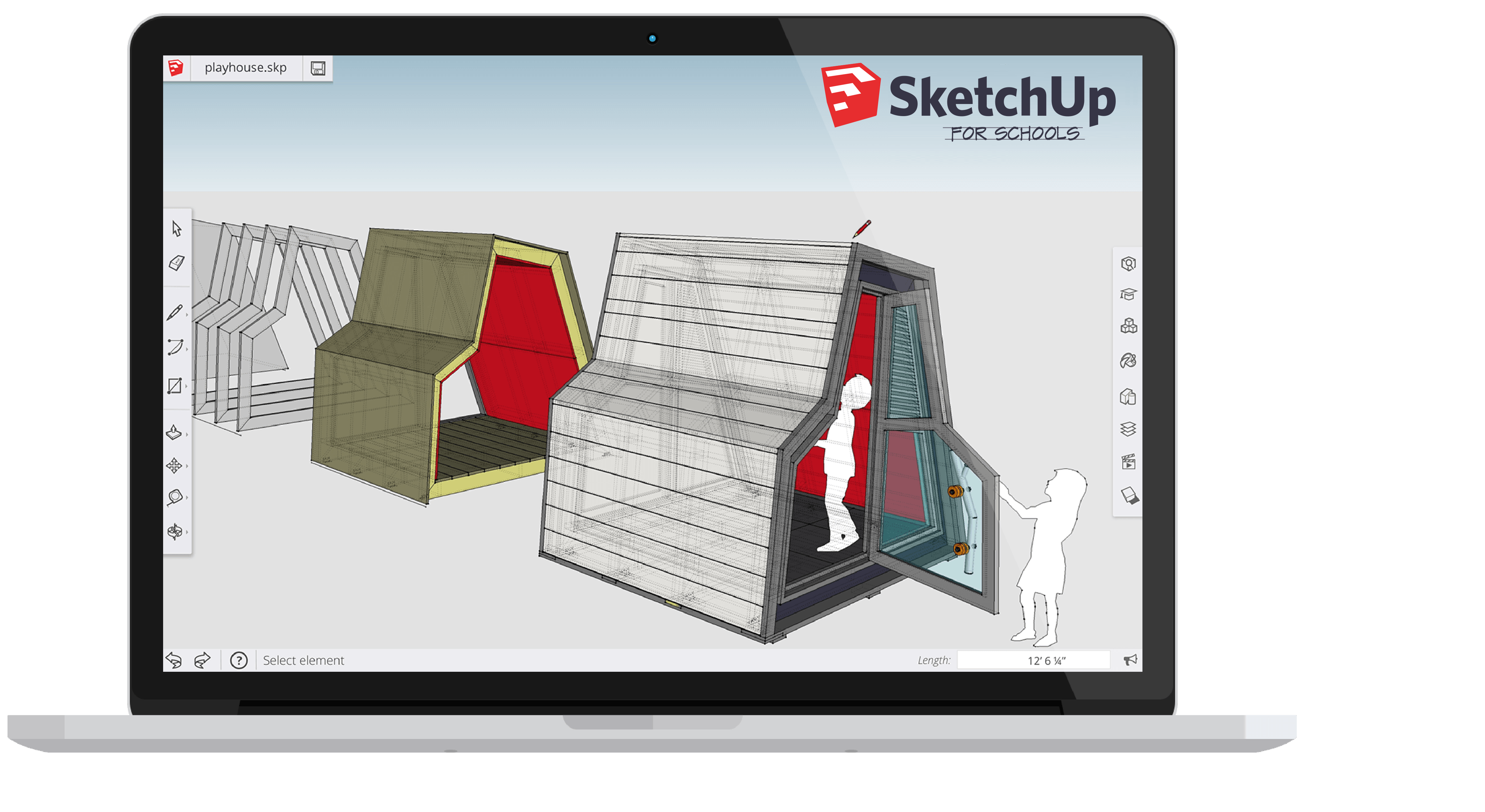 SketchUp for Schools is a browser-based version of SketchUp available to primary and secondary schools.