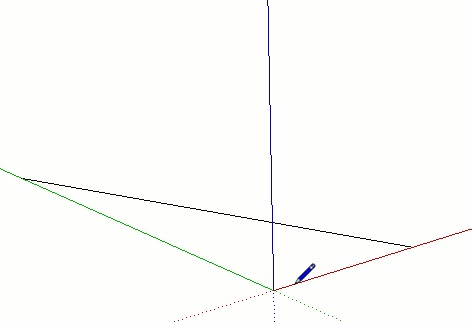 Fijar la dirección de dibujo con las flechas del teclado 